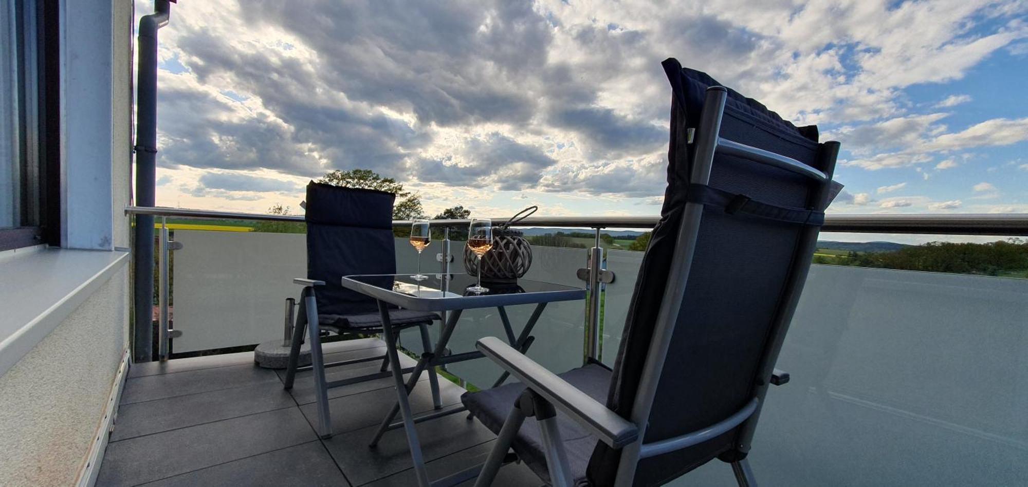 Ferienwohnung Landblick Homberg Kültér fotó